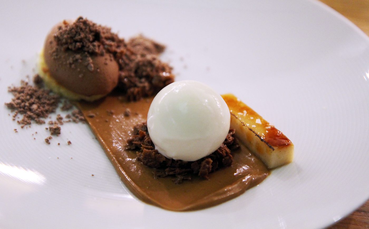 gianduja-mousse,-greek-yogurt-ice-cream